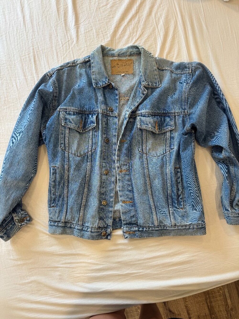 Oversized denim jacket